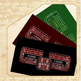 Custom Craps Long Lasting Polyester Fabric Table Layouts